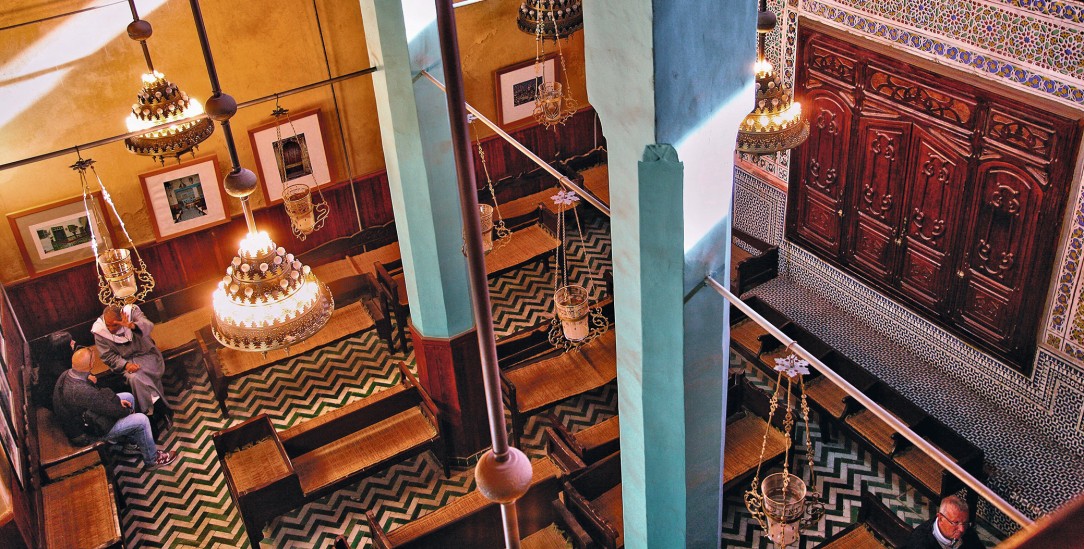 Die Ibn-Danan-Synagoge, mitten in der Altstadt von Fez (Foto: alamy / NurPhoto SRL)